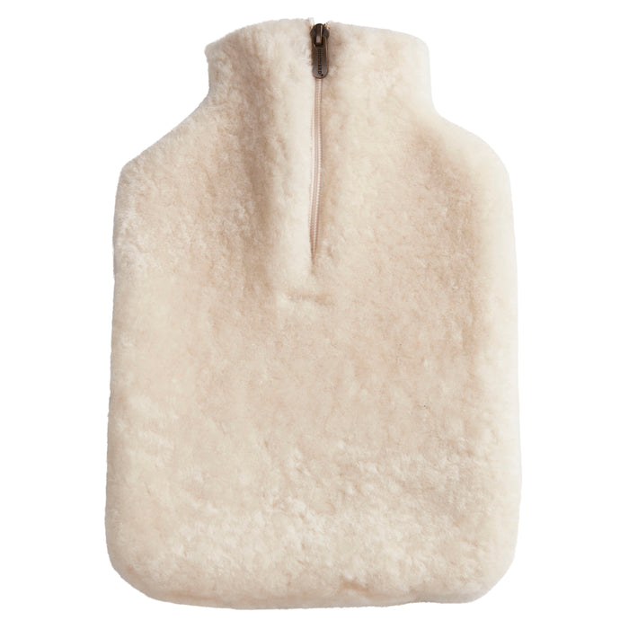 Sheepskin Hot Water Bottle in Cream