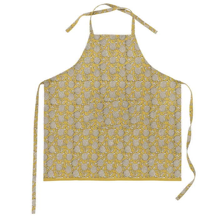 Cotton Apron in Pomegranate Curry