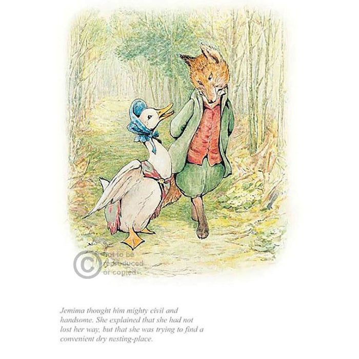 Jemima With Mr Fox By Beatrix Potter