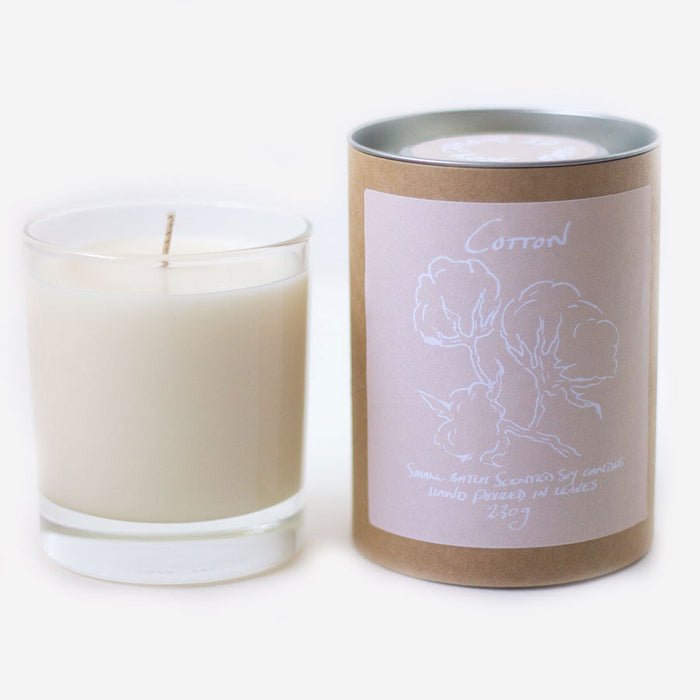 Cotton Scented Soy Candle