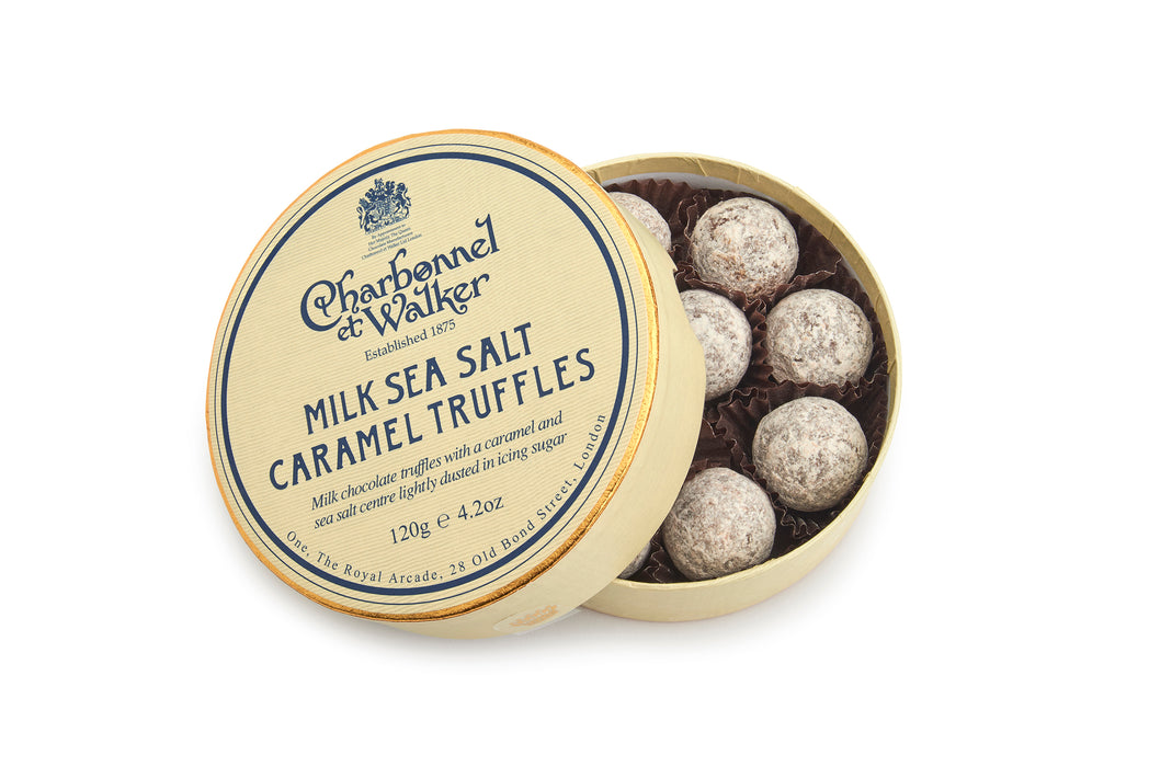 Milk Sea Salt Caramel Truffles