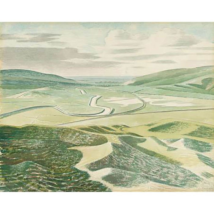 Floods At Lewes By Eric Ravilious