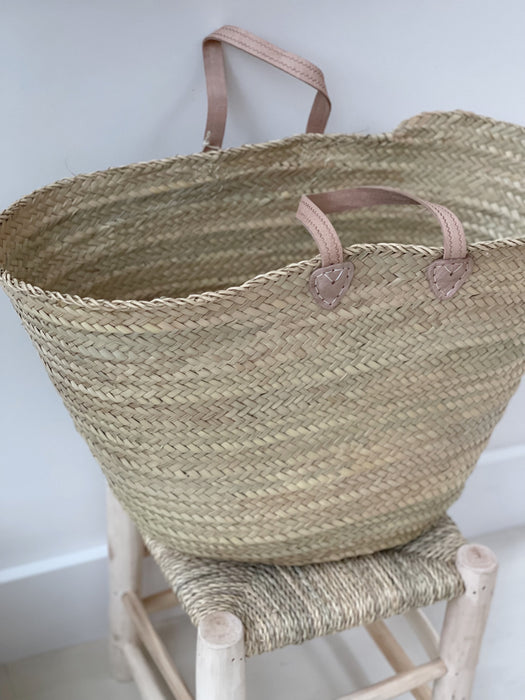 Large Woven French Basket