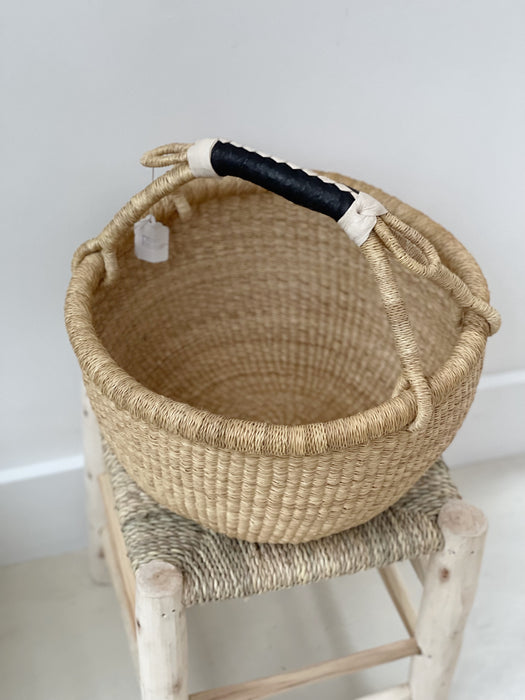 Traditional Large Ghanaian Bolga Basket