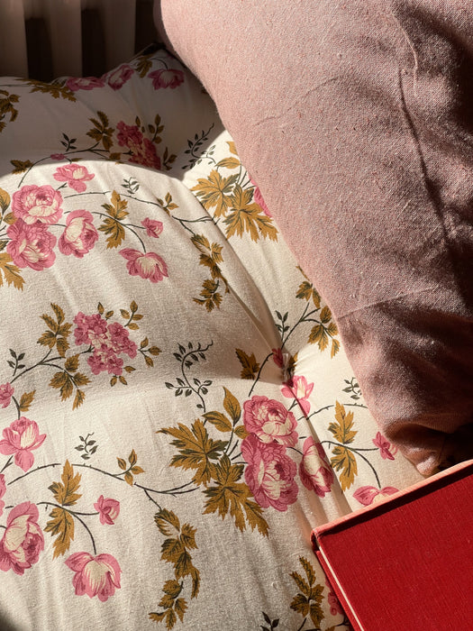 English Rose Cotton Mattress Seat Pad