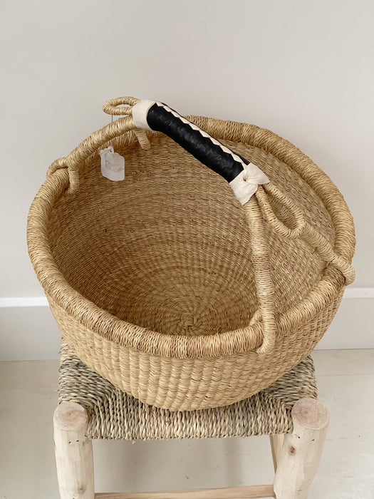 Traditional Large Ghanaian Bolga Basket