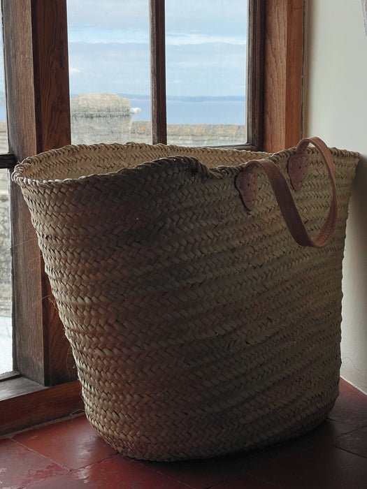 Large Woven French Basket