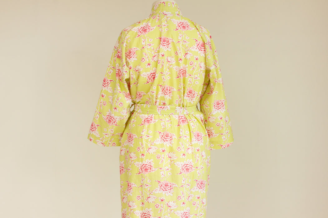 Sweet William Cotton Kimono Robe and Wash Bag