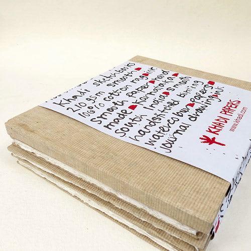 Khadi Handmade Paper Hardback Sketchbook HB3