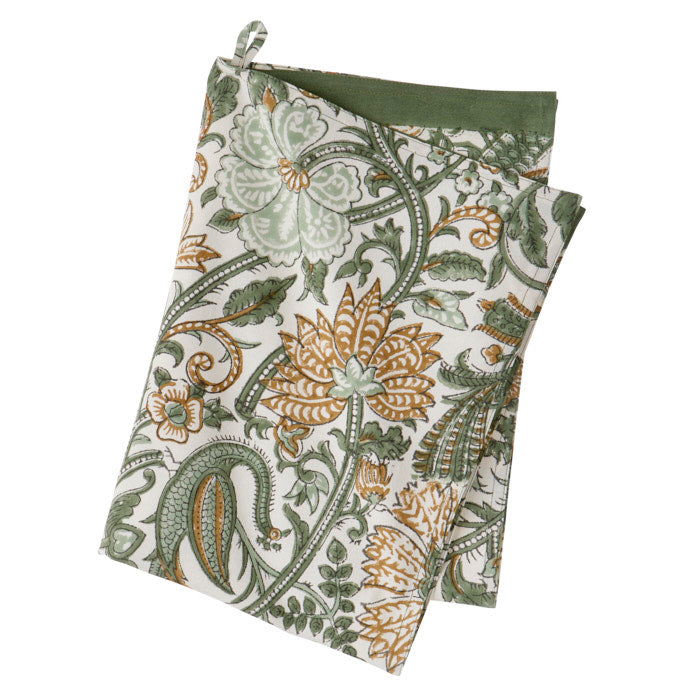 Peacock Jade Kitchen Tea Towel