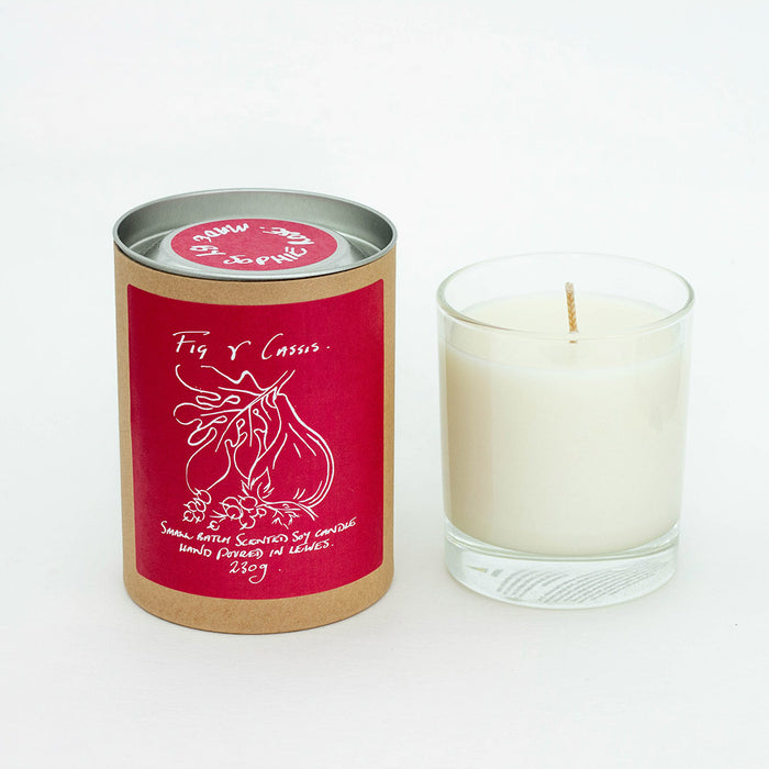 Fig + Cassis Scented Soy Candle