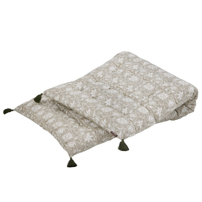 Cotton Block Printed Mattress Phalanpur Sand