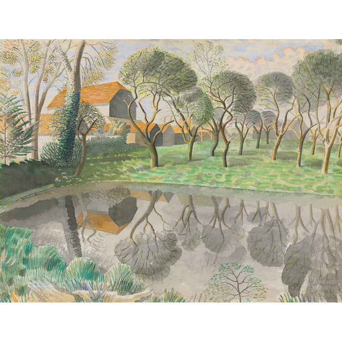 Newt Pond By Eric Ravilious