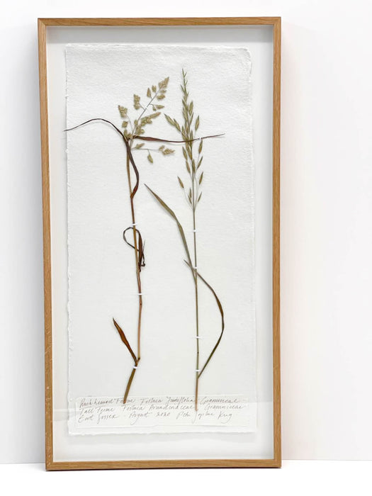 Pair of Grasses Original by Peta King | Framed Special Size Slim