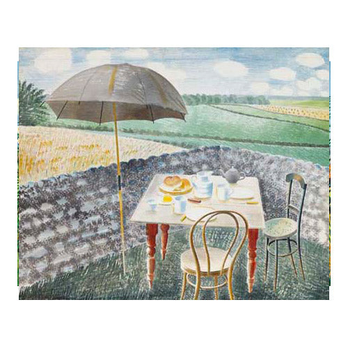 Tea At Furlongs By Eric Ravilious Greeting Card
