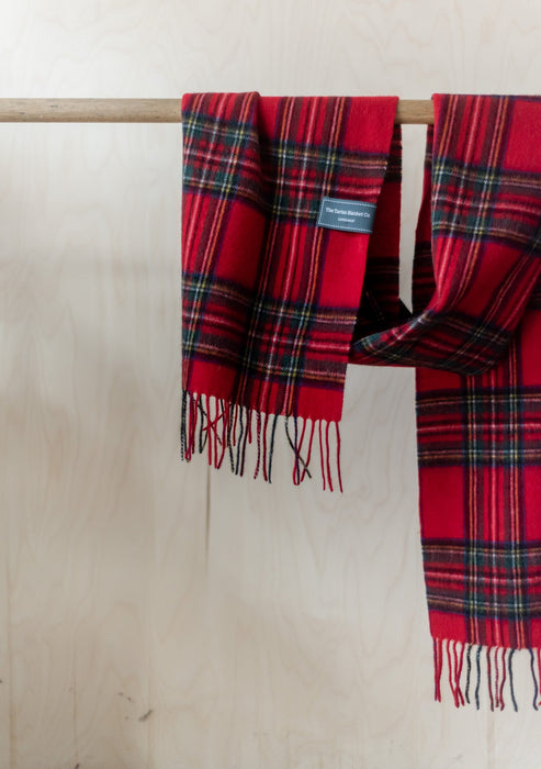 Lambswool Scarf in Stewart Royal Tartan