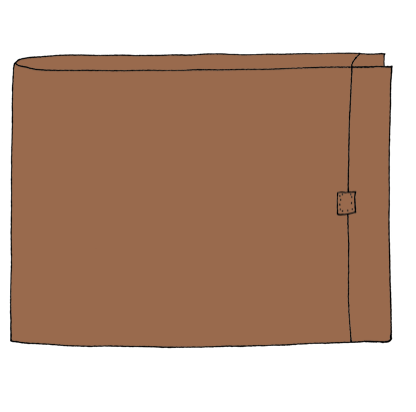 Recycled Leather Photo Album in Small