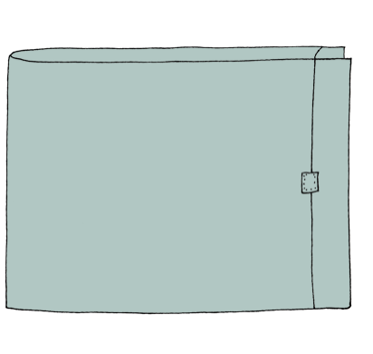 Recycled Leather Photo Album in Small