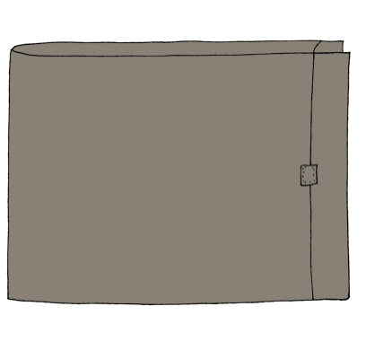 Recycled Leather Photo Album in Small