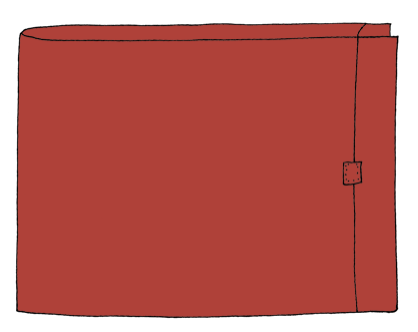 Recycled Leather Photo Album in Small