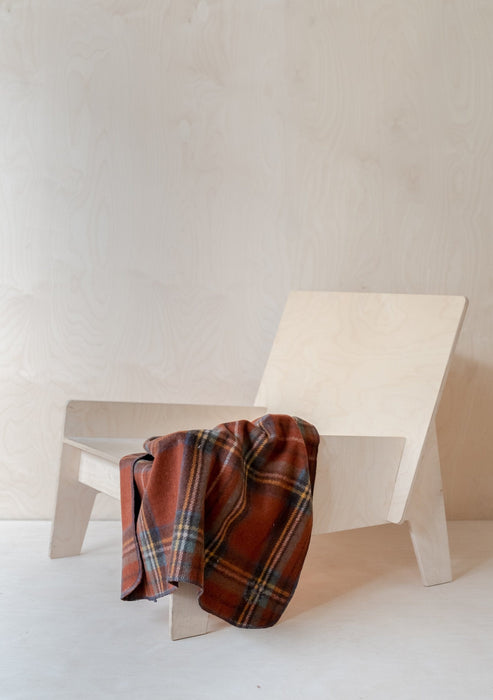 Recycled Wool Small Pet Blanket in Stewart Royal Antique Tartan