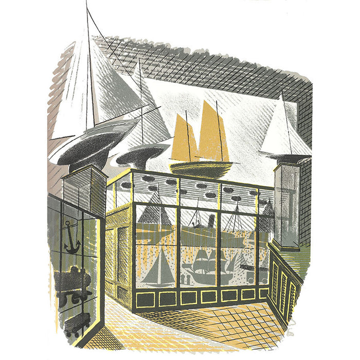 High Street Series | Model Ships and Railways By Eric Ravilious