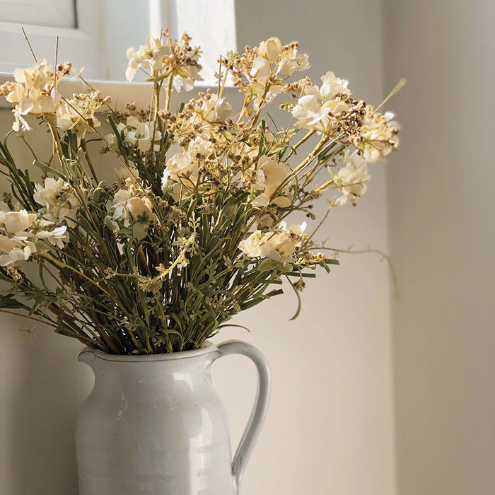 Faux Dried Meadow Flowers Spray