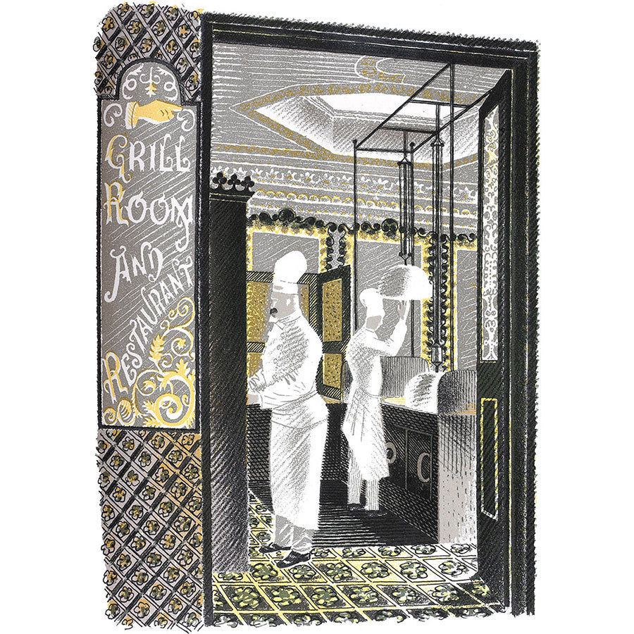 High Street Series | Restaurant And Grill Room By Eric Ravilious ...