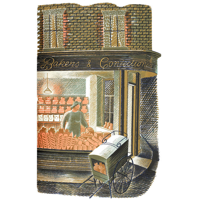 High Street Series | Baker and Confectioner By Eric Ravilious