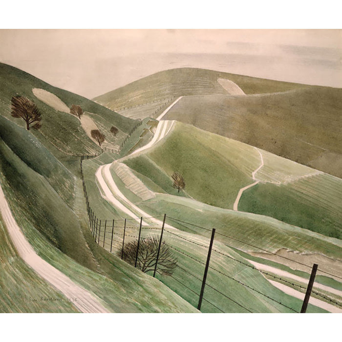 Chalk Paths By Eric Ravilious