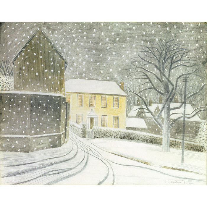 Halstead in the Snow By Eric Ravilious