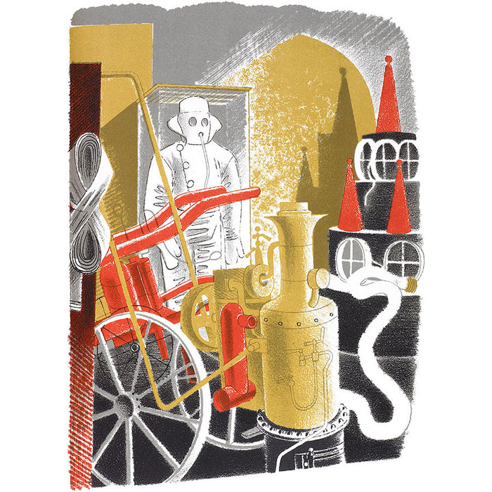 High Street Series | Fire Engineer By Eric Ravilious