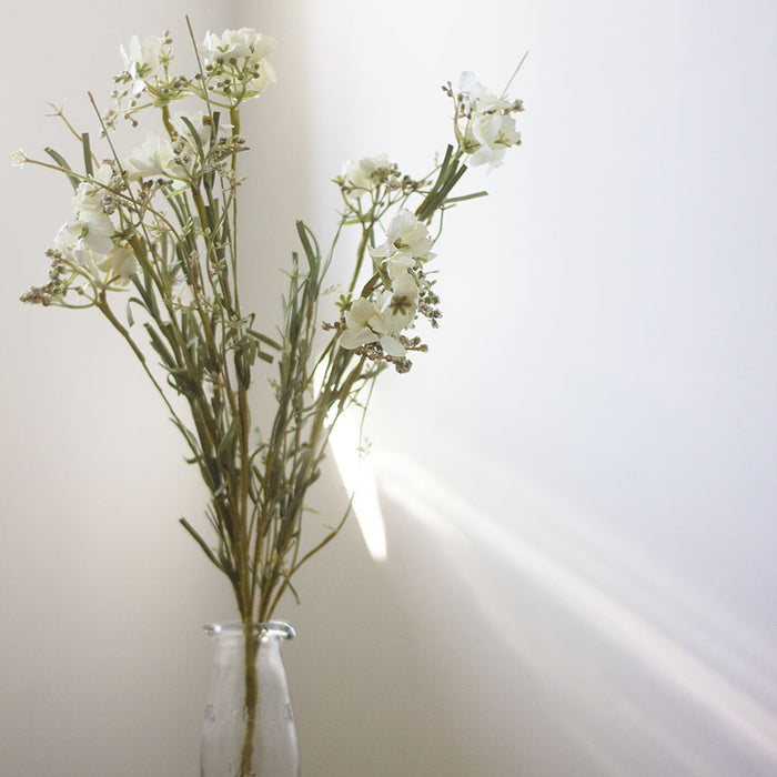 Faux Dried Meadow Flowers Spray