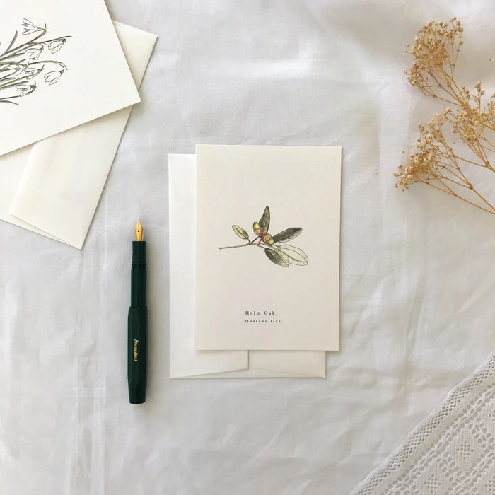 Holm Oak Natural Year Greeting Card