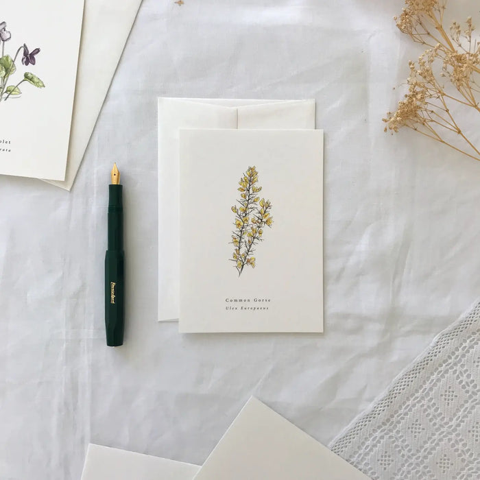 Common Gorse A Natural Year Greeting Card