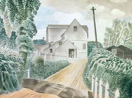 Hull's Mill, Sible Hedingam, 1935 By Eric Ravilious Greeting Card