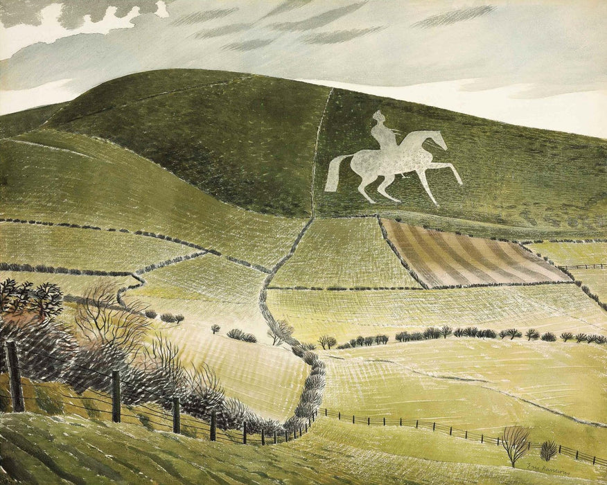 Chalk Figure Nr Weymouth By Eric Ravilious