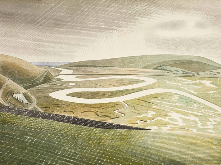 Cuckmere Haven by Eric Ravilious Greeting Card