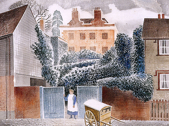 The Vicarage By Eric Ravilious Greeting Card